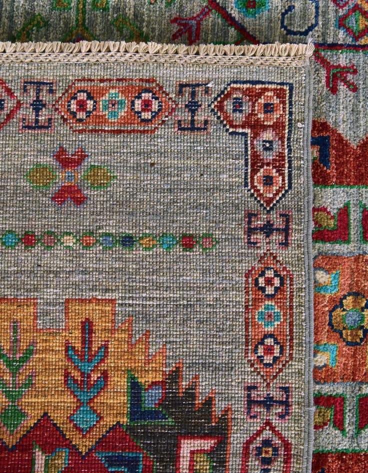 Detail image of 5' x 6' 11 Hand Knotted Ariana Ziegler Rug