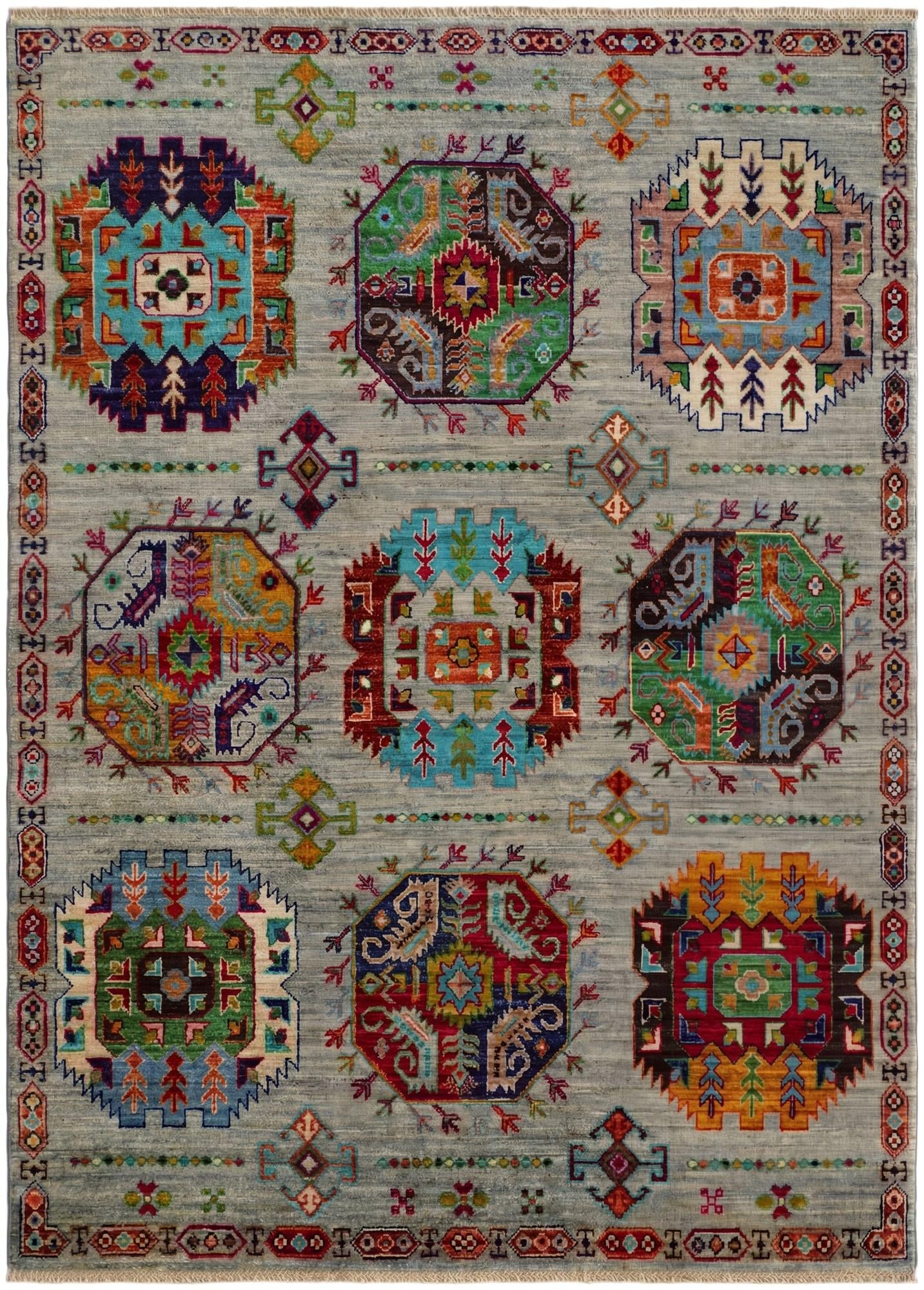 5' x 6' 11 Hand Knotted Ariana Ziegler Rug