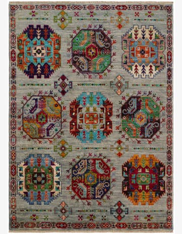 5' x 6' 11 Hand Knotted Ariana Ziegler Rug