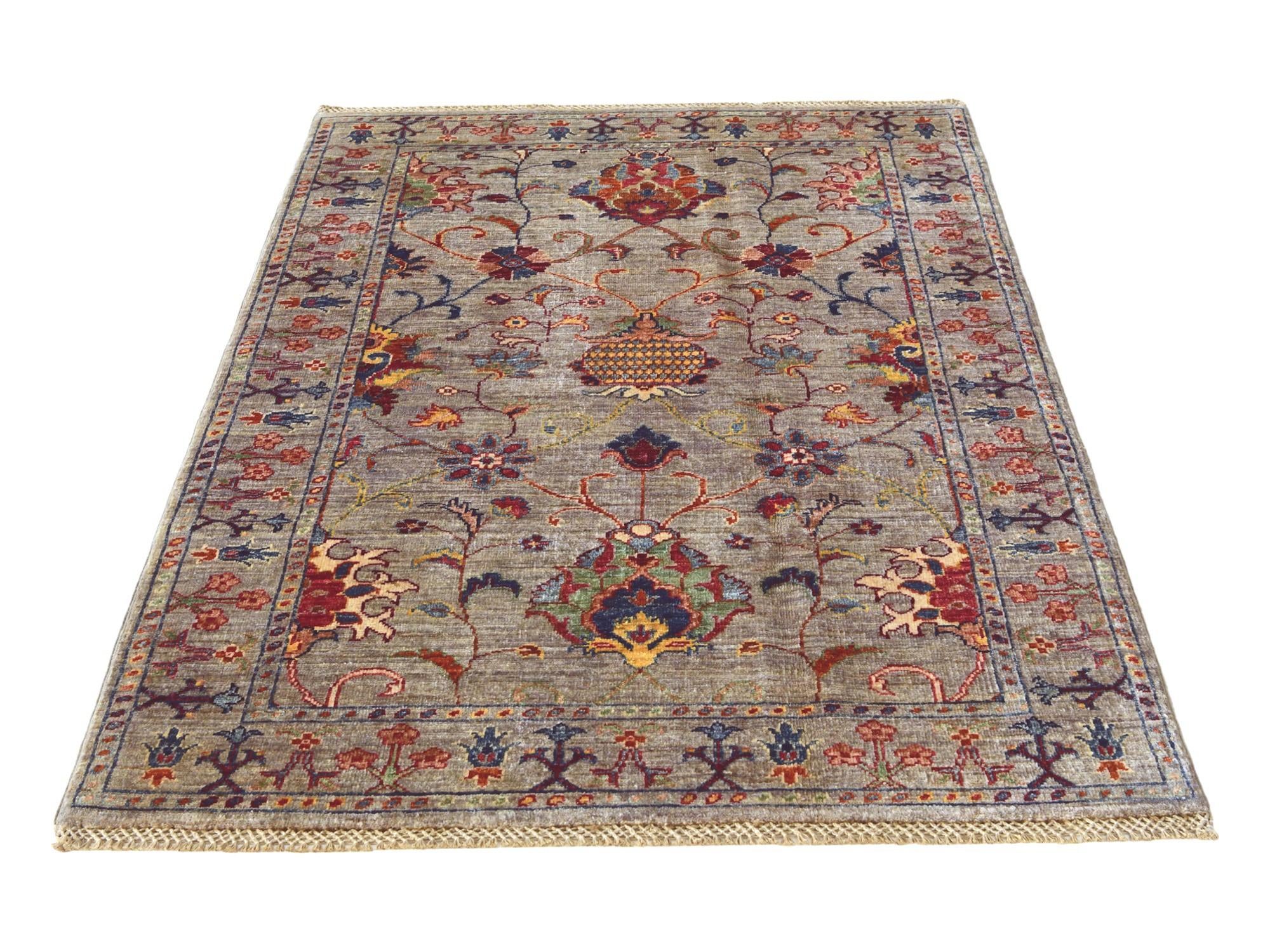 3' 5 x 5' 4 Hand Knotted Ariana Ziegler Rug