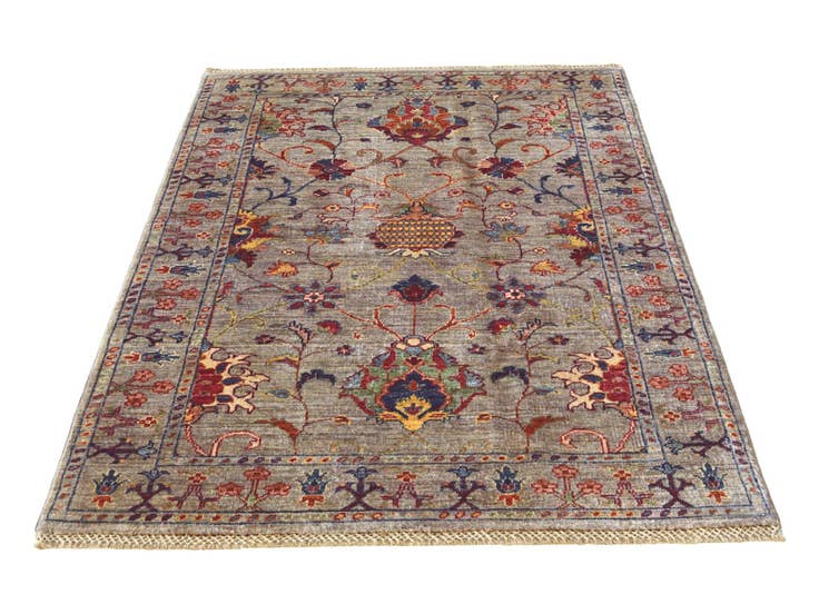 Detail image of 3' 5 x 5' 4 Hand Knotted Ariana Ziegler Rug