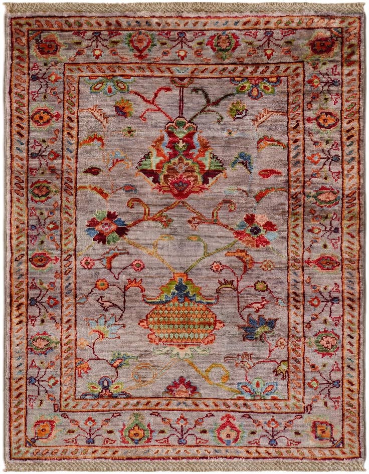 Detail image of 2' 5 x 3' 10 Hand Knotted Ariana Ziegler Rug