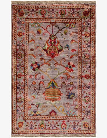 2' 5 x 3' 10 Hand Knotted Ariana Ziegler Rug