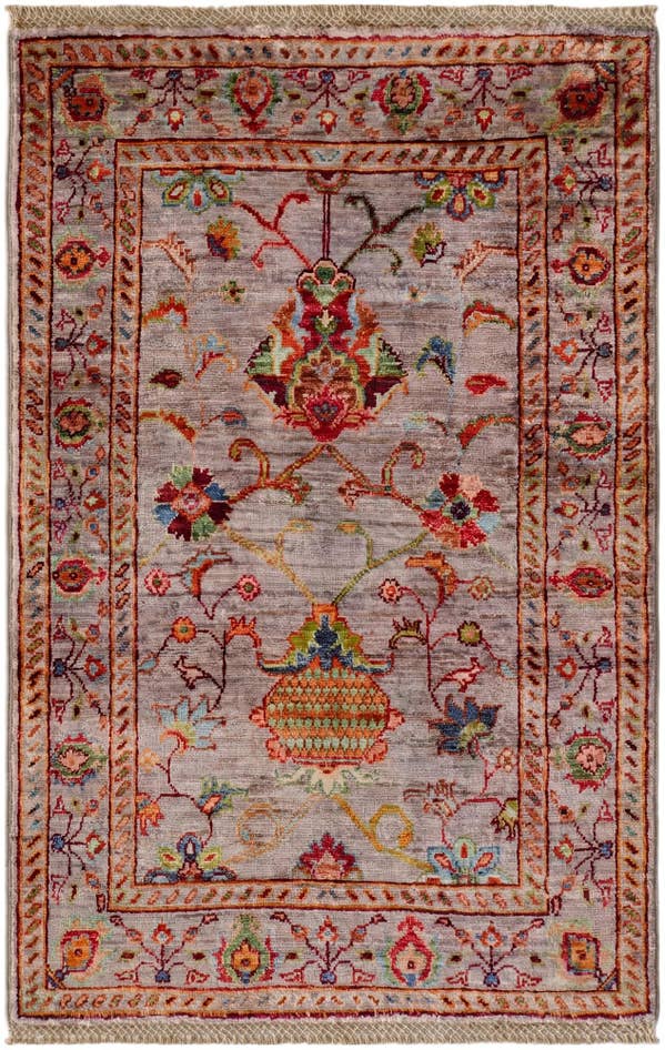 Detail image of 2' 5 x 3' 10 Hand Knotted Ariana Ziegler Rug