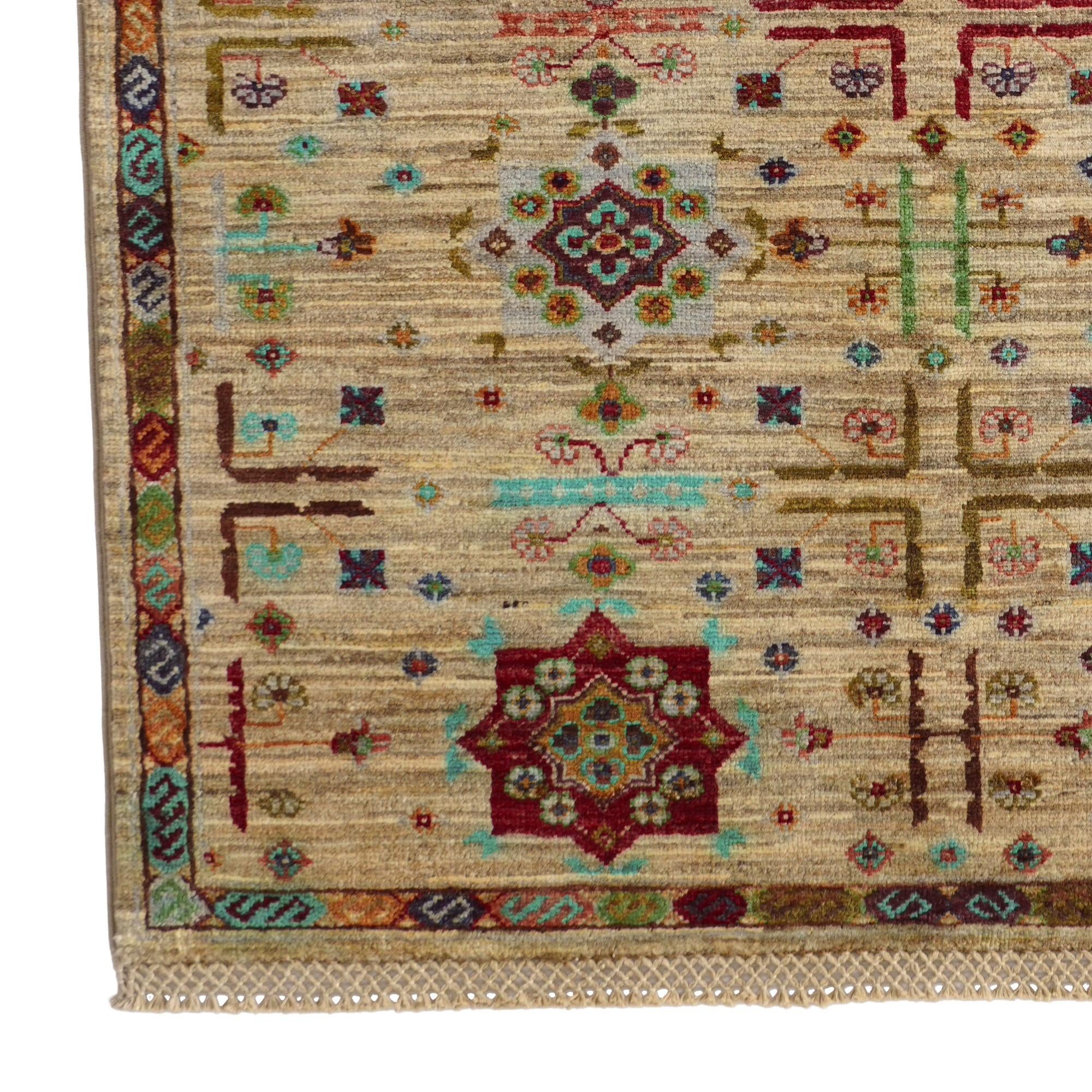 3' 5 x 4' 10 Hand Knotted Ariana Ziegler Rug