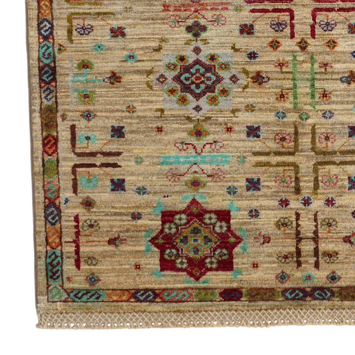 3' 5 x 4' 10 Hand Knotted Ariana Ziegler Rug