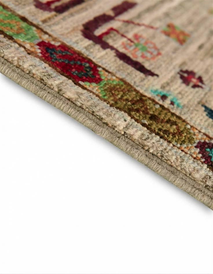 Detail image of 3' 5 x 4' 10 Hand Knotted Ariana Ziegler Rug