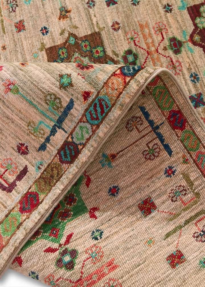 3' 5 x 4' 10 Hand Knotted Ariana Ziegler Rug