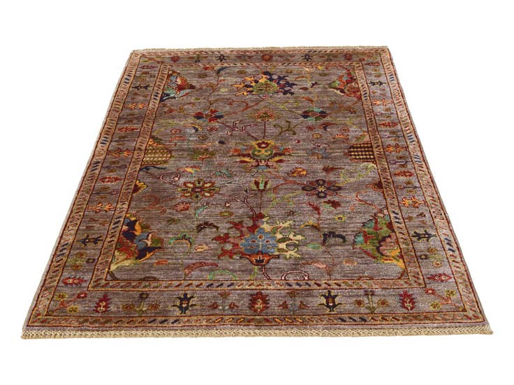 Detail image of 3' 4 x 5' 2 Hand Knotted Ariana Ziegler Rug