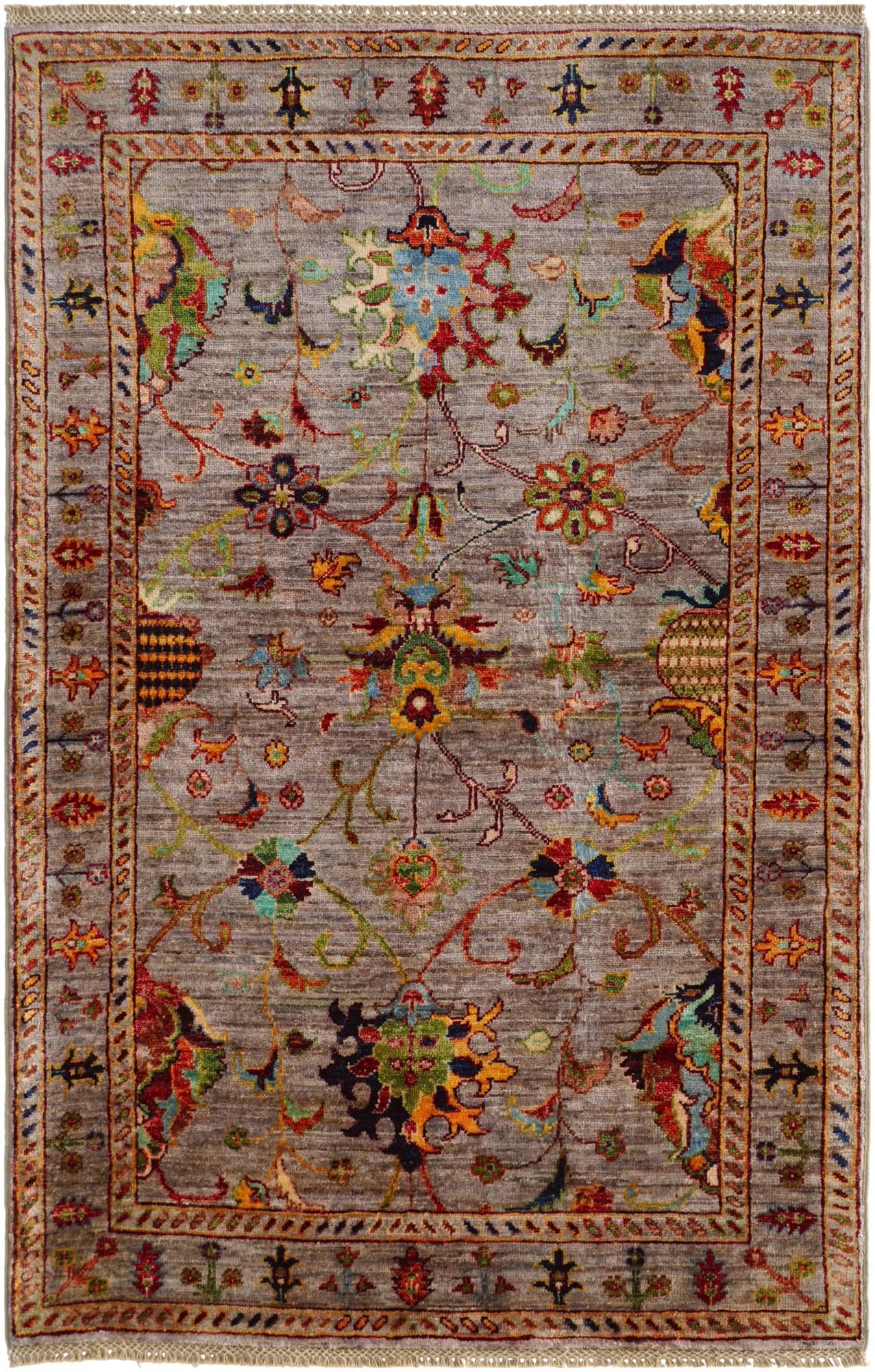 3' 4 x 5' 2 Hand Knotted Ariana Ziegler Rug