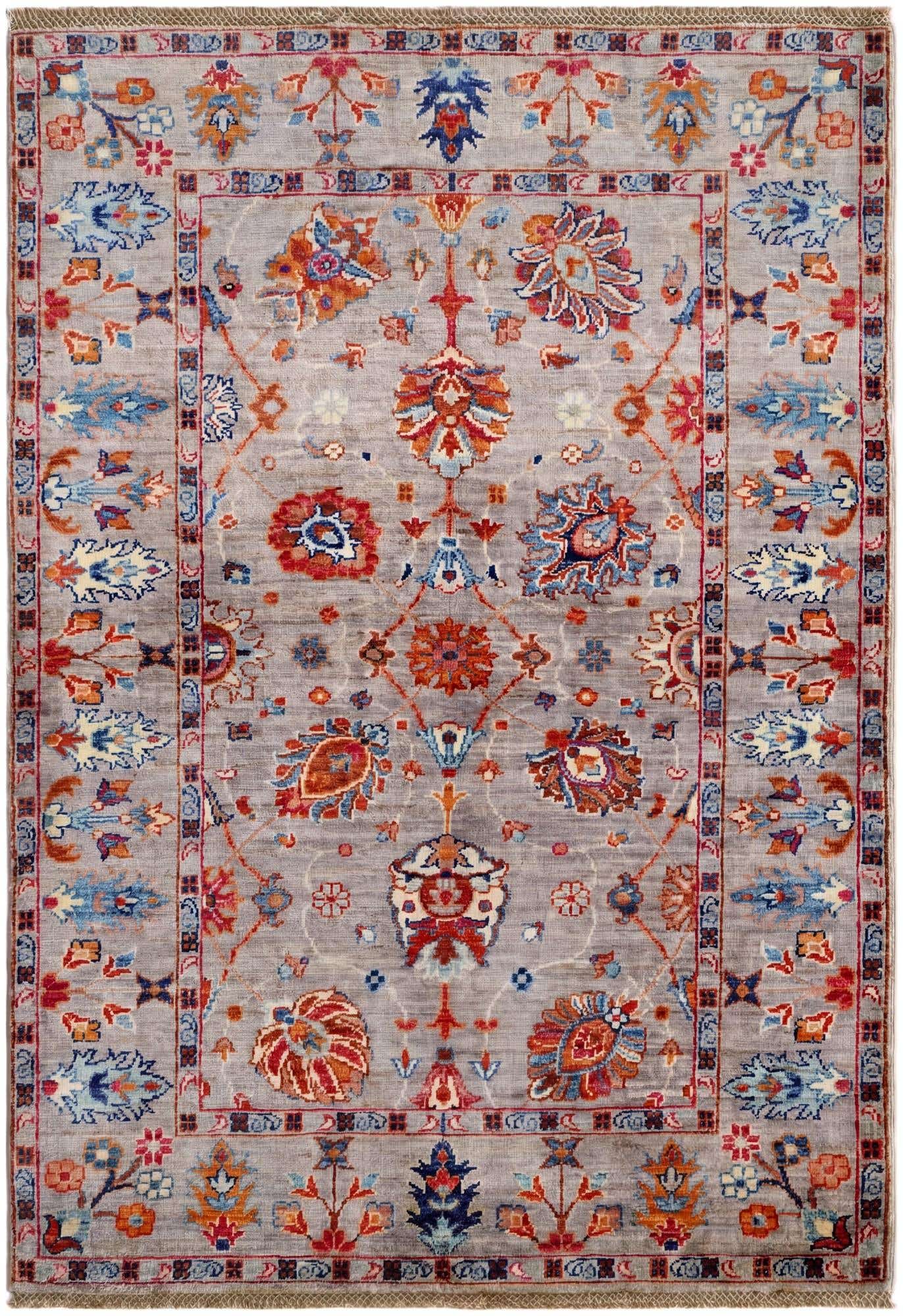 3' 5 x 4' 11 Hand Knotted Ariana Ziegler Rug