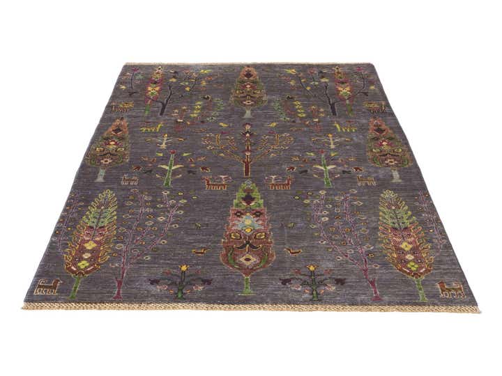 4' 2 x 6' 2 Hand Knotted Ariana Ziegler Rug