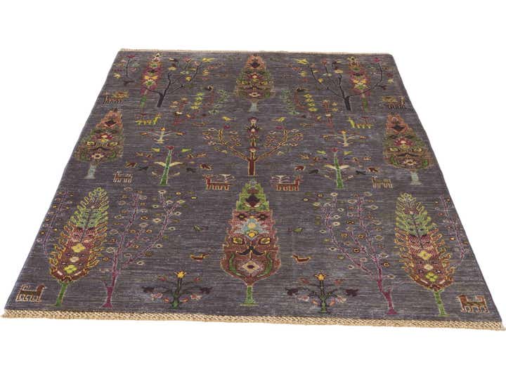 4' 2 x 6' 2 Hand Knotted Ariana Ziegler Rug