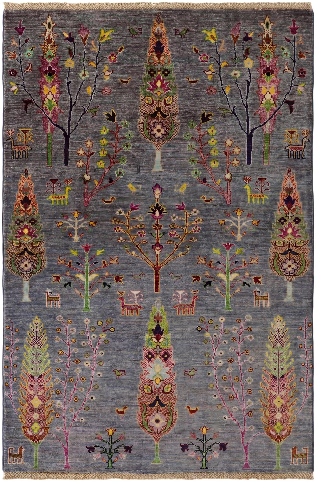4' 2 x 6' 2 Hand Knotted Ariana Ziegler Rug