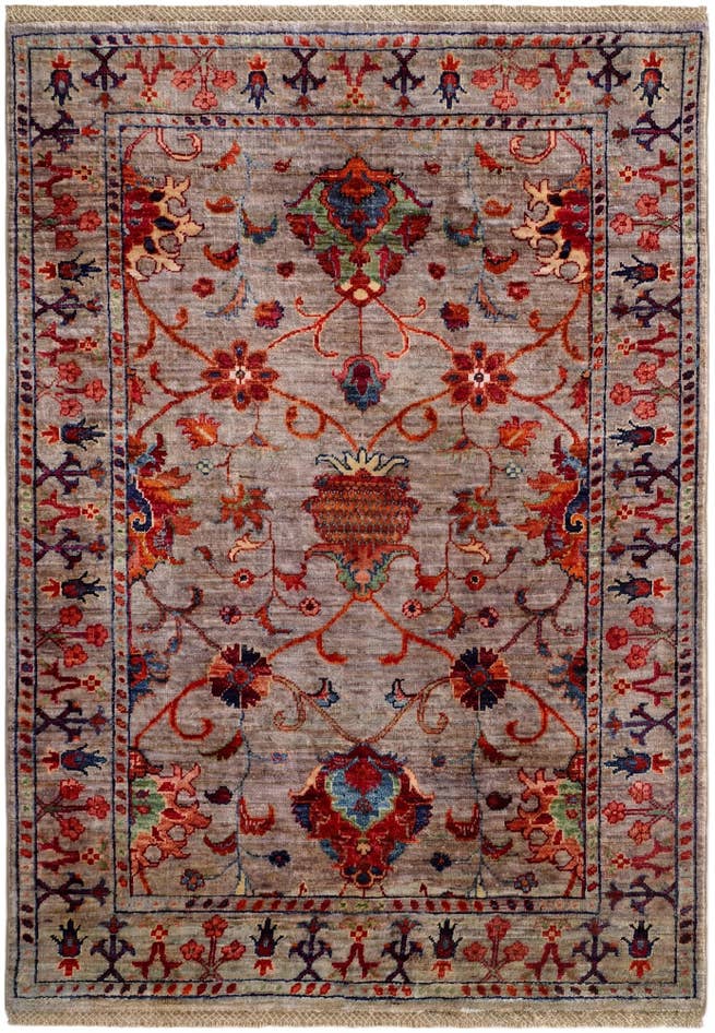 Detail image of 3' 7 x 5' 1 Hand Knotted Ariana Ziegler Rug