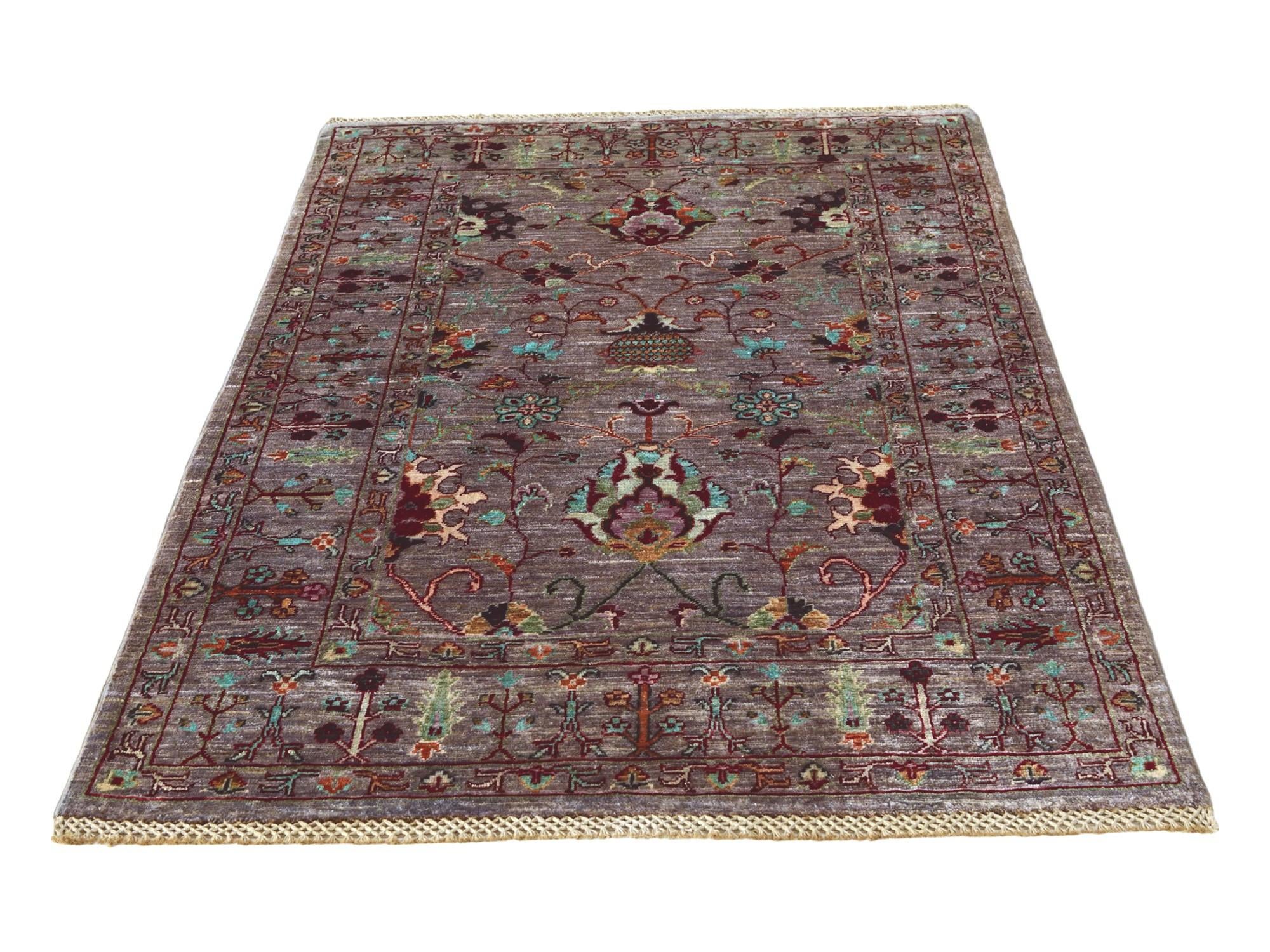 3' 5 x 5' 3 Hand Knotted Ariana Ziegler Rug