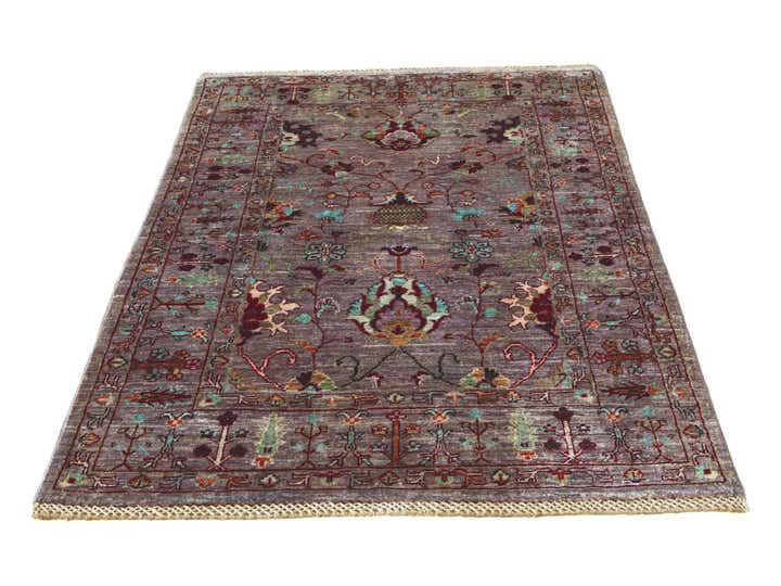 3' 5 x 5' 3 Hand Knotted Ariana Ziegler Rug