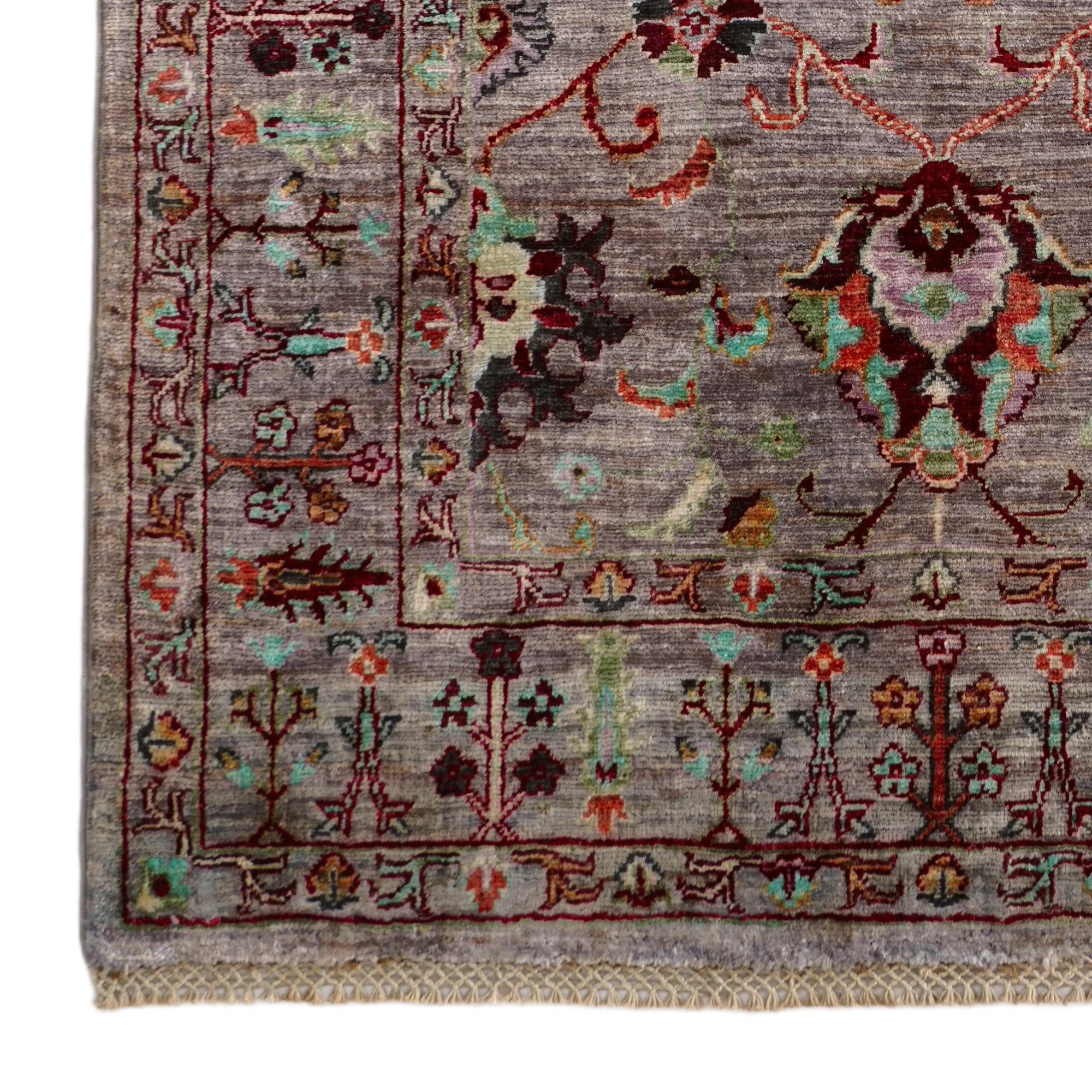 3' 5 x 5' 3 Hand Knotted Ariana Ziegler Rug