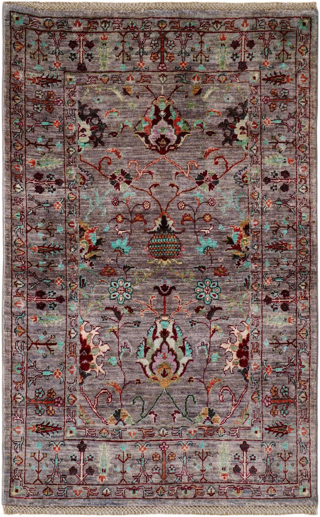 3' 5 x 5' 3 Hand Knotted Ariana Ziegler Rug