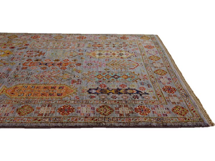 Detail image of 4' 1 x 6' 2 Hand Knotted Ariana Ziegler Rug