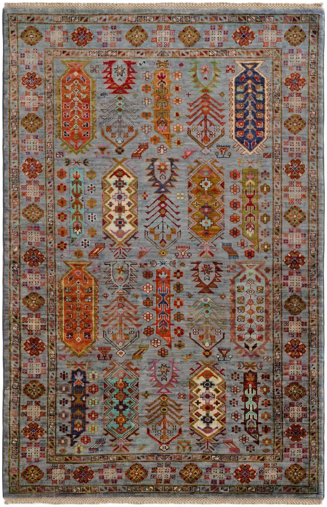 4' 1 x 6' 2 Hand Knotted Ariana Ziegler Rug