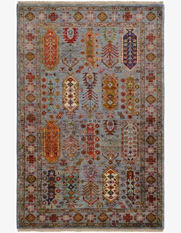 4' 1 x 6' 2 Hand Knotted Ariana Ziegler Rug