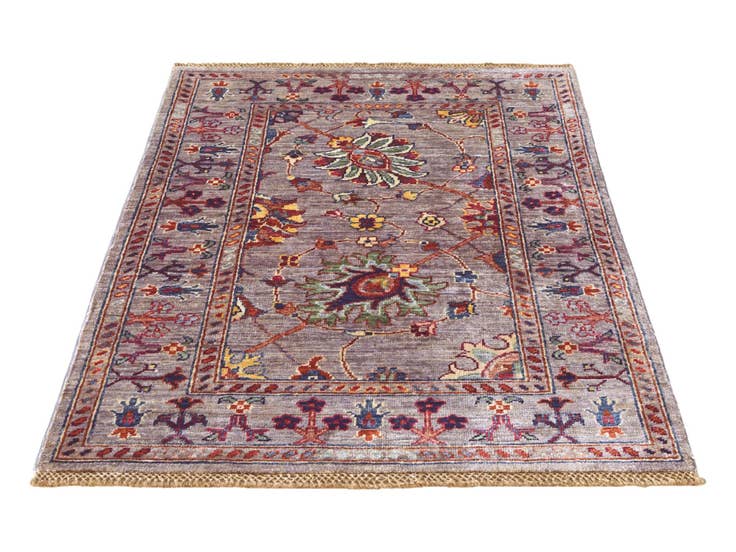 Detail image of 2' 9 x 3' 11 Hand Knotted Ariana Ziegler Rug
