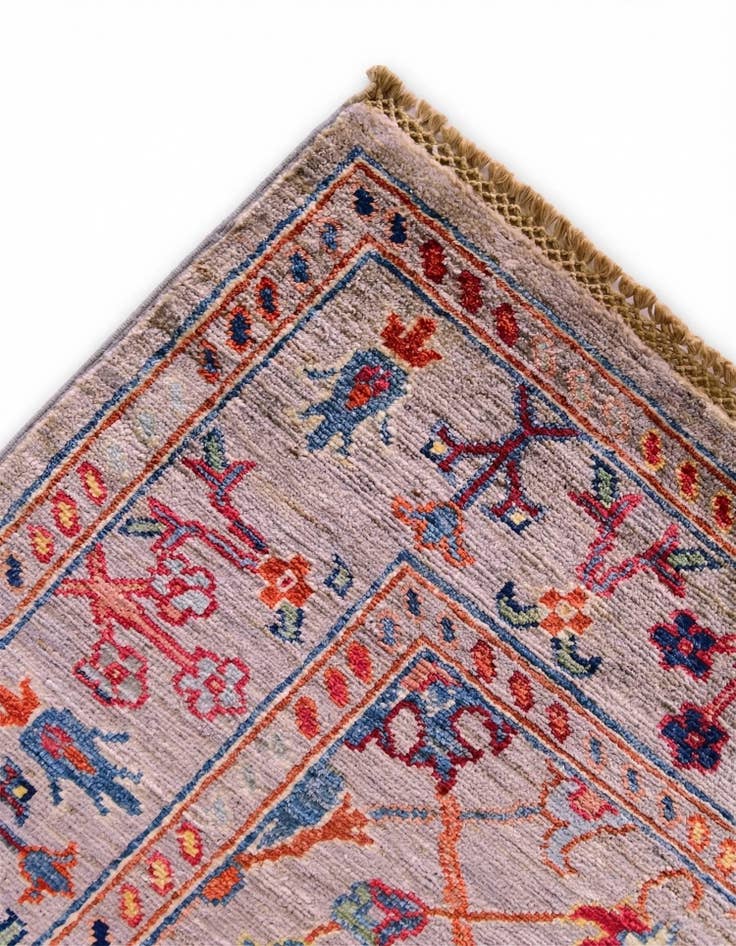 Detail image of 2' 9 x 3' 11 Hand Knotted Ariana Ziegler Rug