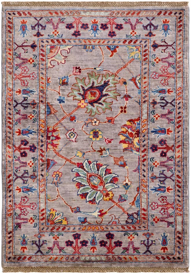 Detail image of 2' 9 x 3' 11 Hand Knotted Ariana Ziegler Rug