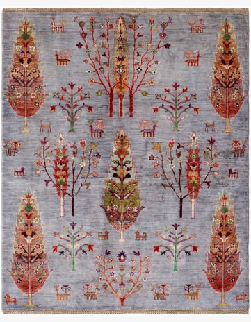 5' 2 x 6' 2 Hand Knotted Ariana Ziegler Rug