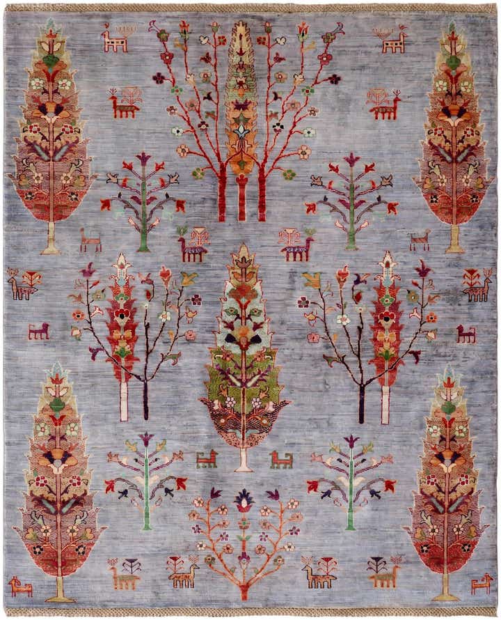 5' 2 x 6' 2 Hand Knotted Ariana Ziegler Rug
