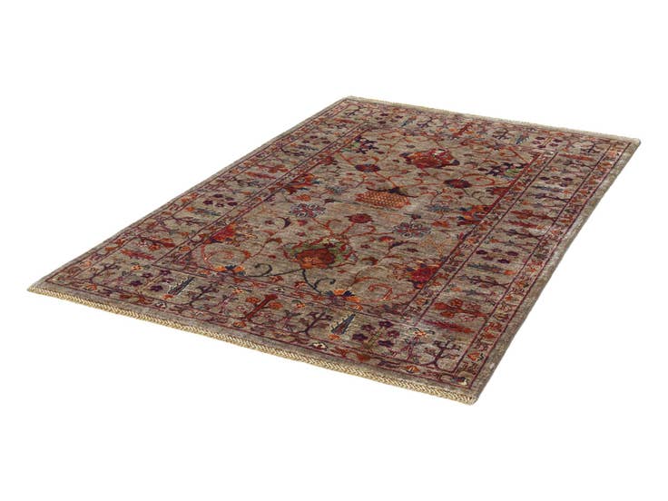 Detail image of 4' 1 x 6' 1 Hand Knotted Ariana Ziegler Rug