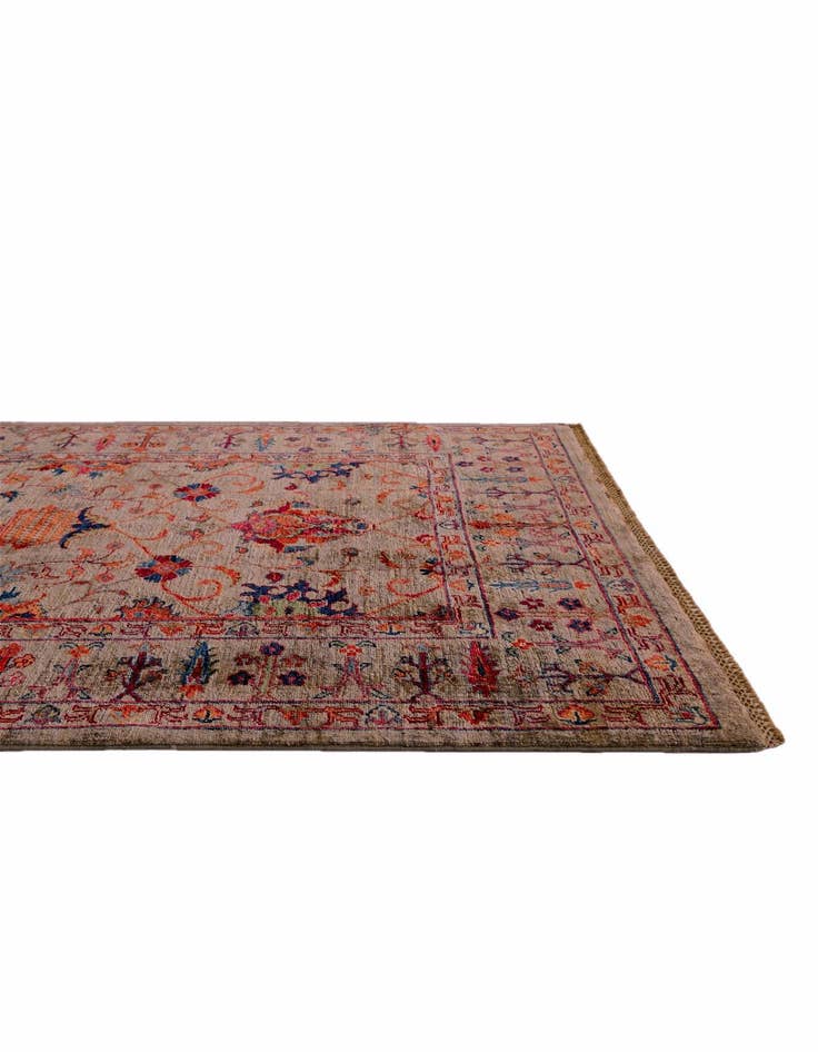 Detail image of 4' 1 x 6' 1 Hand Knotted Ariana Ziegler Rug