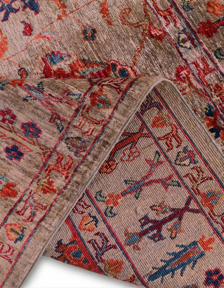 Detail image of 4' 1 x 6' 1 Hand Knotted Ariana Ziegler Rug