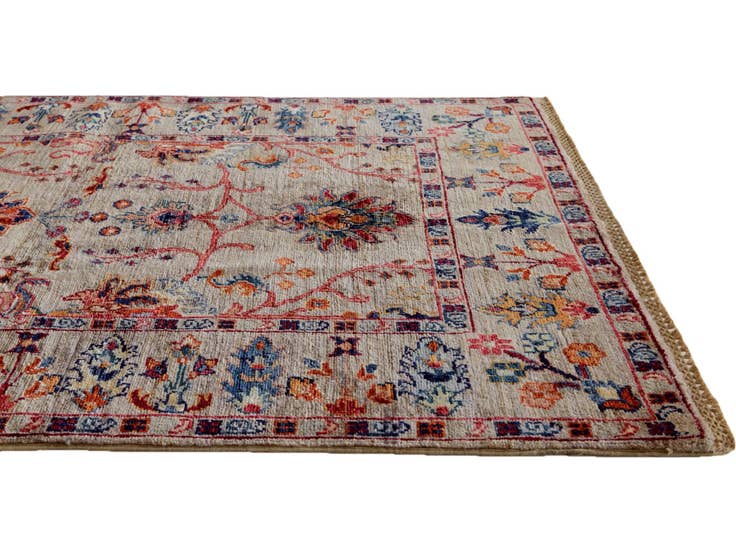 Detail image of 3' 5 x 5' Hand Knotted Ariana Ziegler Rug