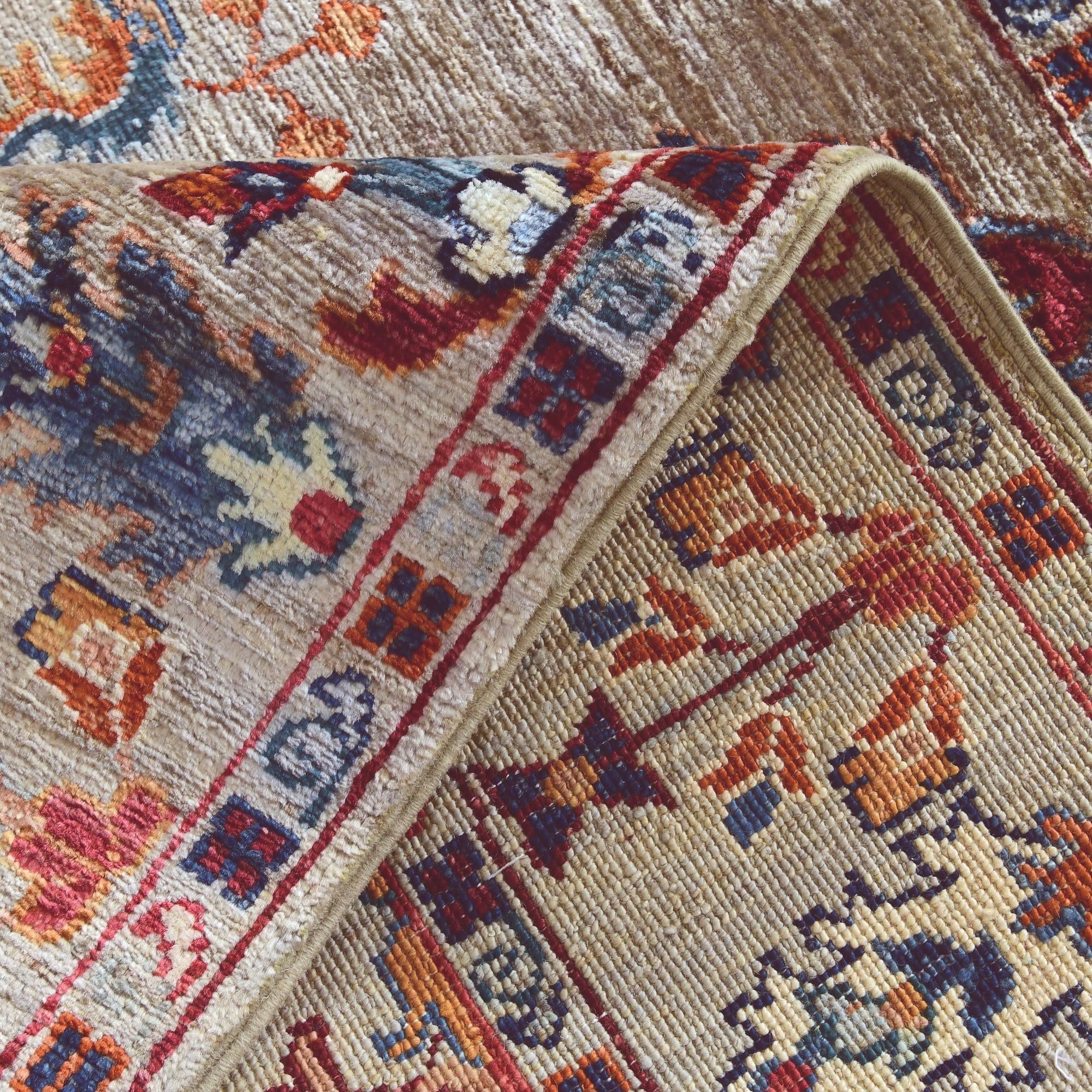 3' 5 x 5' Hand Knotted Ariana Ziegler Rug