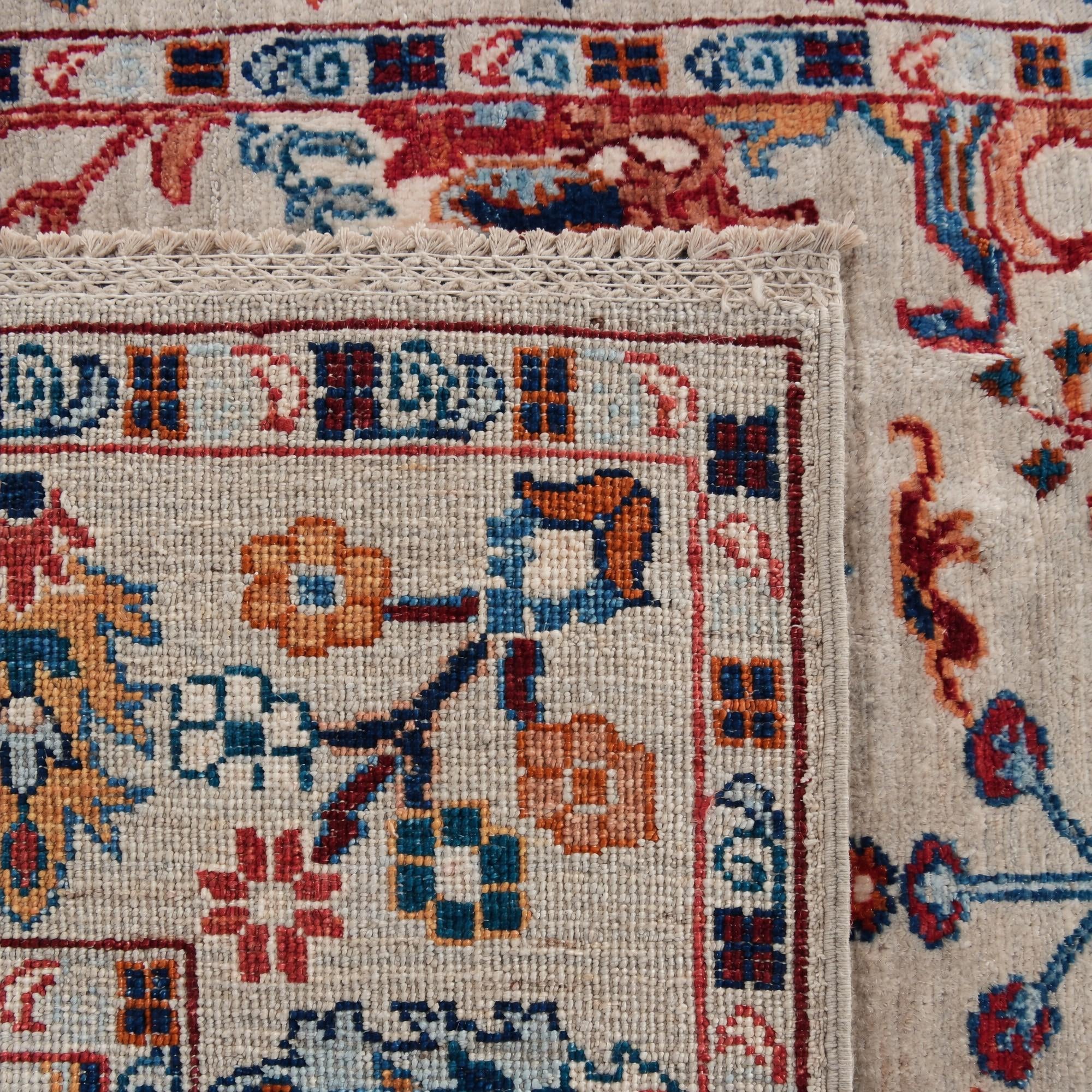 Detail image 12 of 12: 3' 5 x 5' Hand Knotted Ariana Ziegler Rug