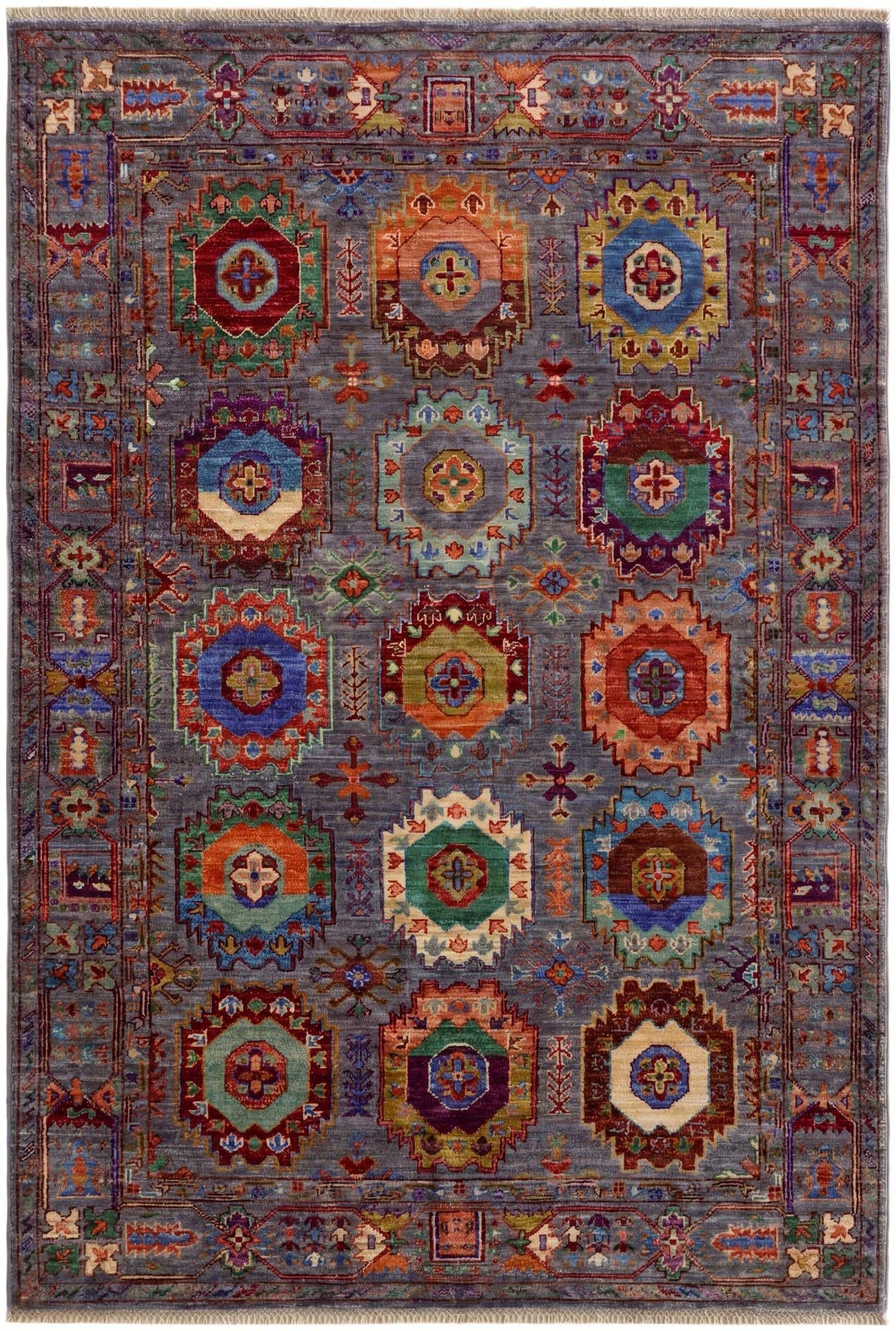 4' 1 x 6' 2 Hand Knotted Ariana Ziegler Rug