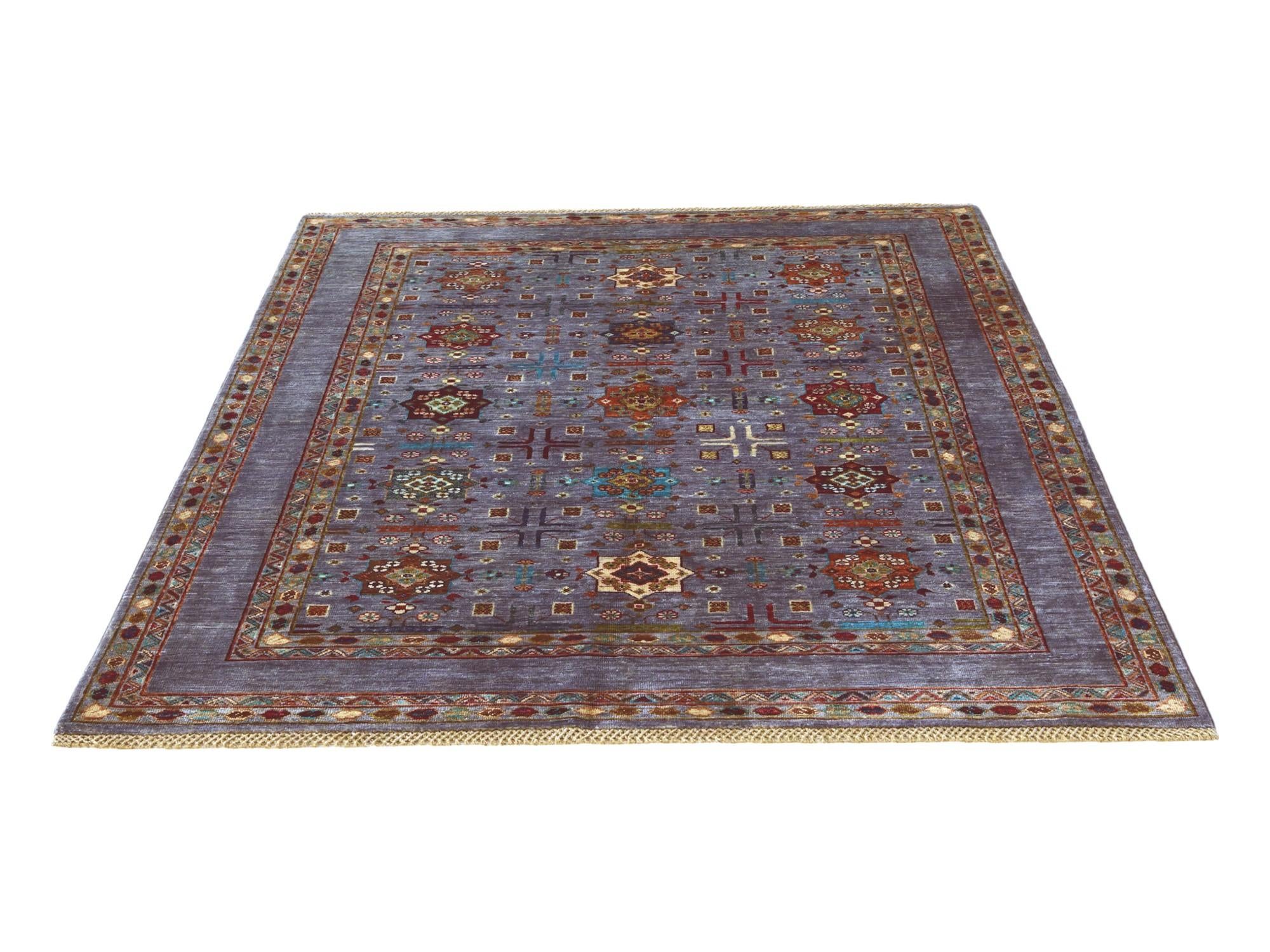 5' 2 x 6' 10 Hand Knotted Ariana Ziegler Rug