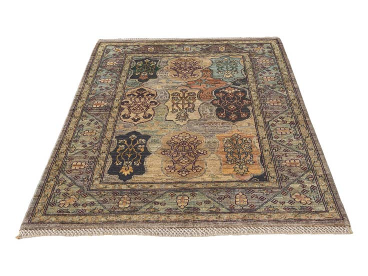 Detail image of 3' 3 x 4' 11 Hand Knotted Ariana Ziegler Rug