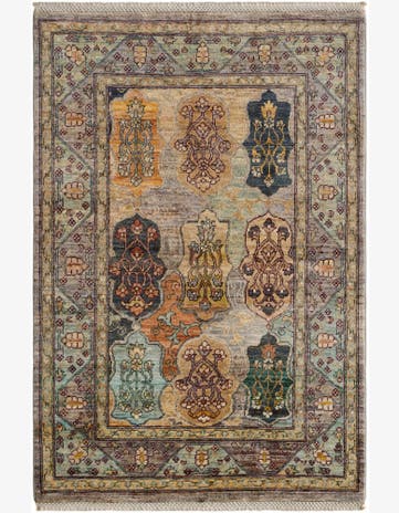 3' 3 x 4' 11 Hand Knotted Ariana Ziegler Rug