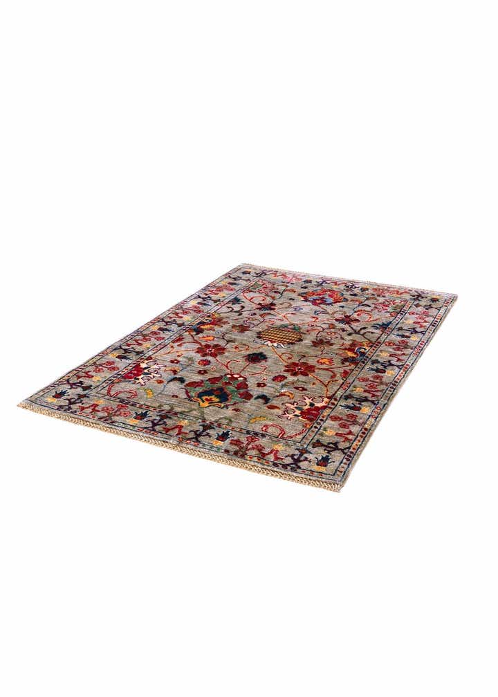 3' 5 x 4' 11 Hand Knotted Ariana Ziegler Rug