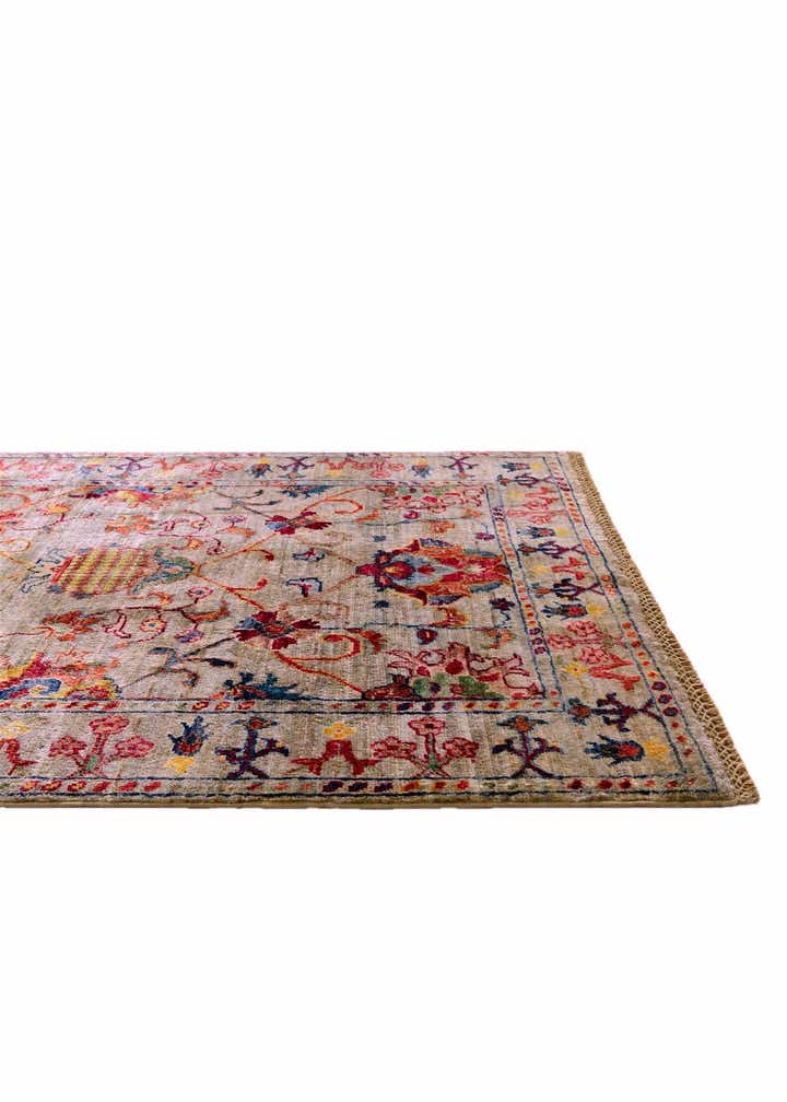 3' 5 x 4' 11 Hand Knotted Ariana Ziegler Rug