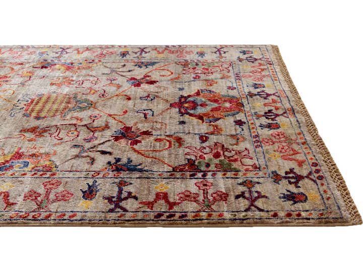 3' 5 x 4' 11 Hand Knotted Ariana Ziegler Rug