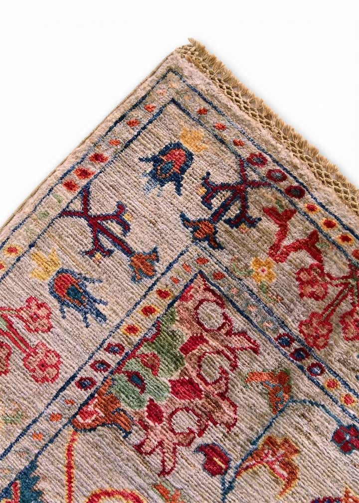 3' 5 x 4' 11 Hand Knotted Ariana Ziegler Rug
