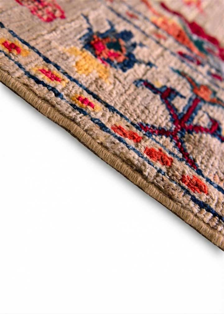3' 5 x 4' 11 Hand Knotted Ariana Ziegler Rug