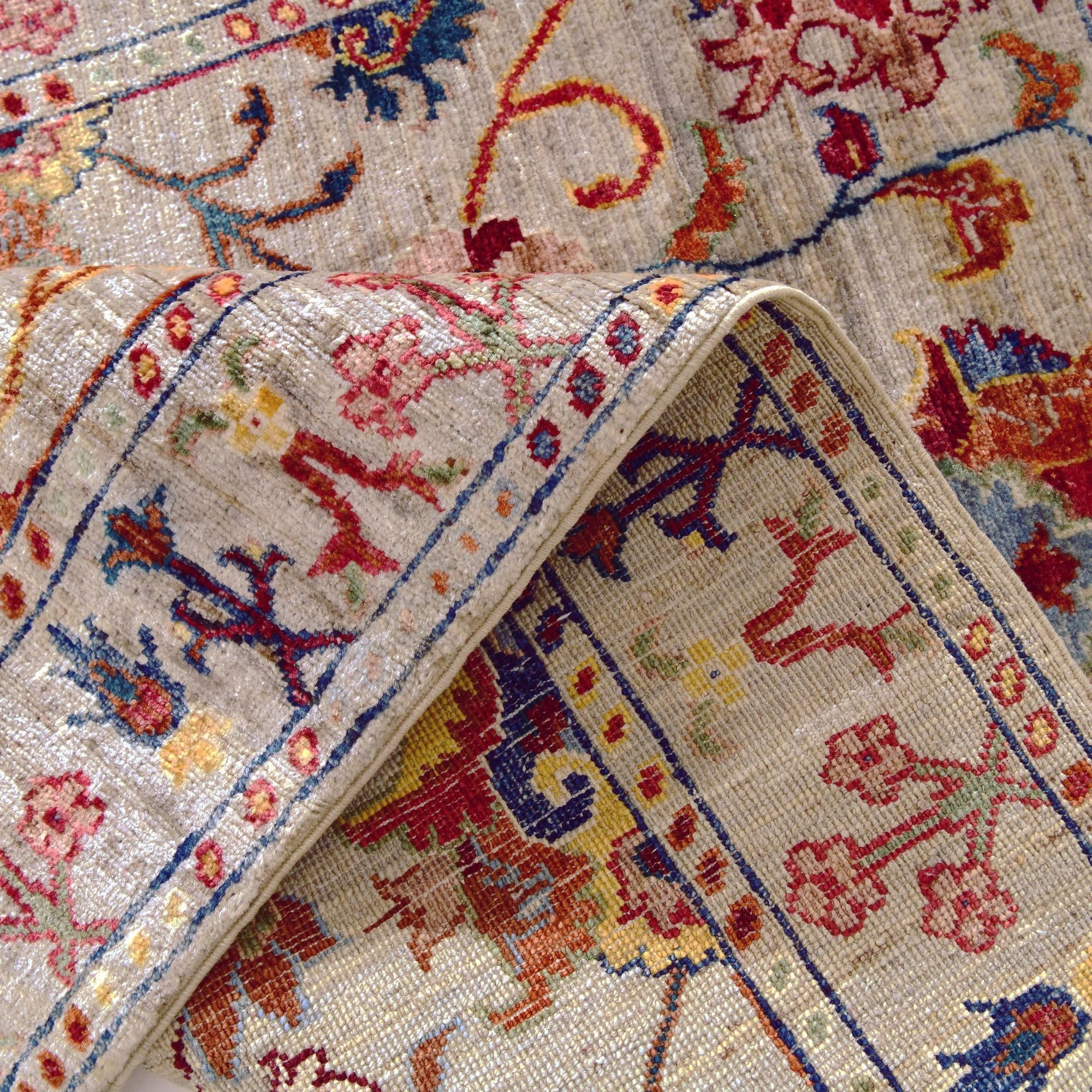 3' 5 x 4' 11 Hand Knotted Ariana Ziegler Rug