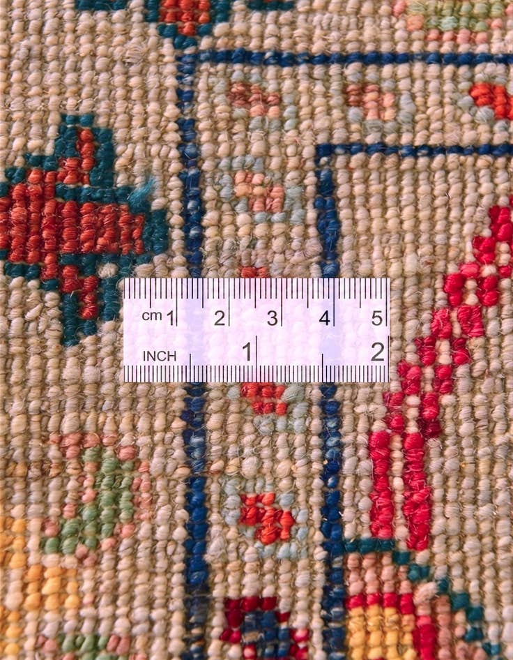 Detail image of 3' 5 x 4' 11 Hand Knotted Ariana Ziegler Rug