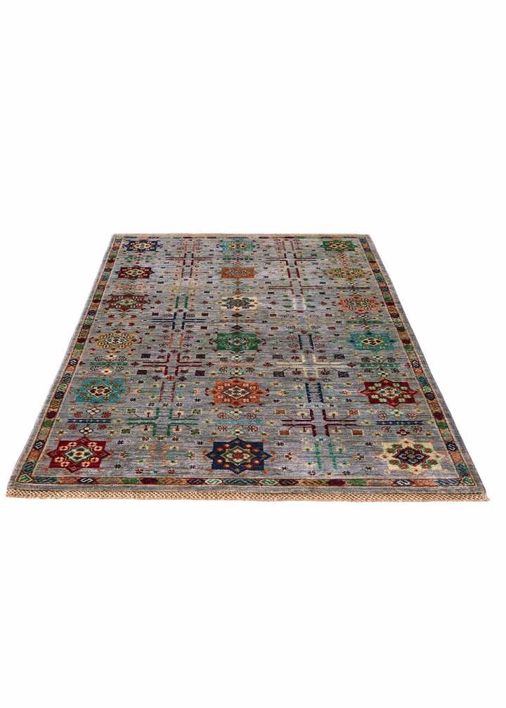 4' x 6' 2 Hand Knotted Ariana Ziegler Rug