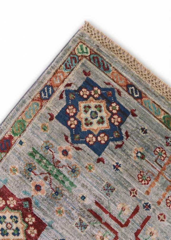 4' x 6' 2 Hand Knotted Ariana Ziegler Rug